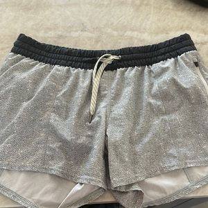 Vuori Women's Grey and Black Performance Shorts
